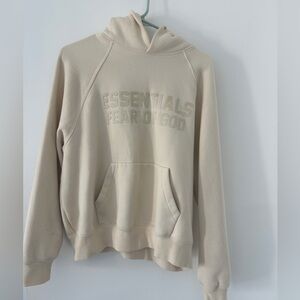 Fear of God Essentials Off White Hoodie XS
